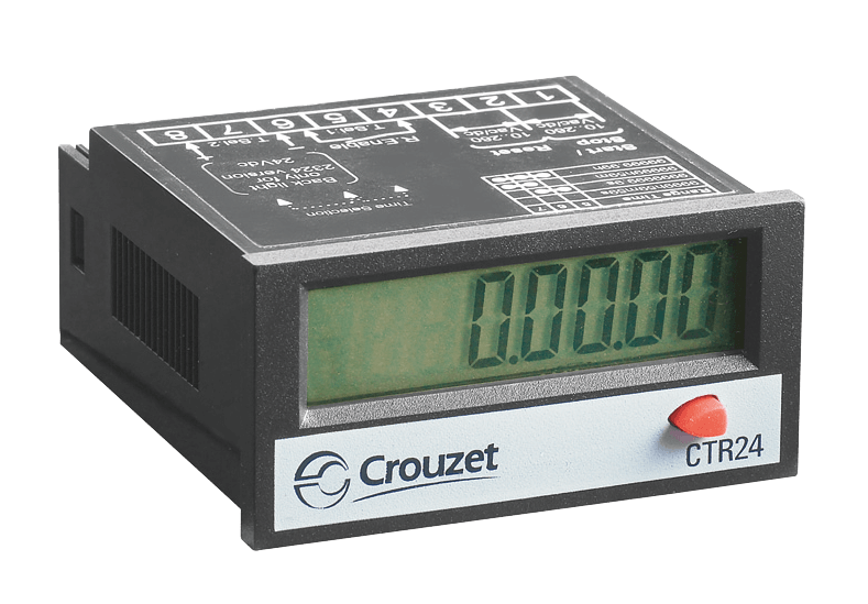 Crouzet Counter, Totaliser Lcd 2242 - 24X48 - Control Souq