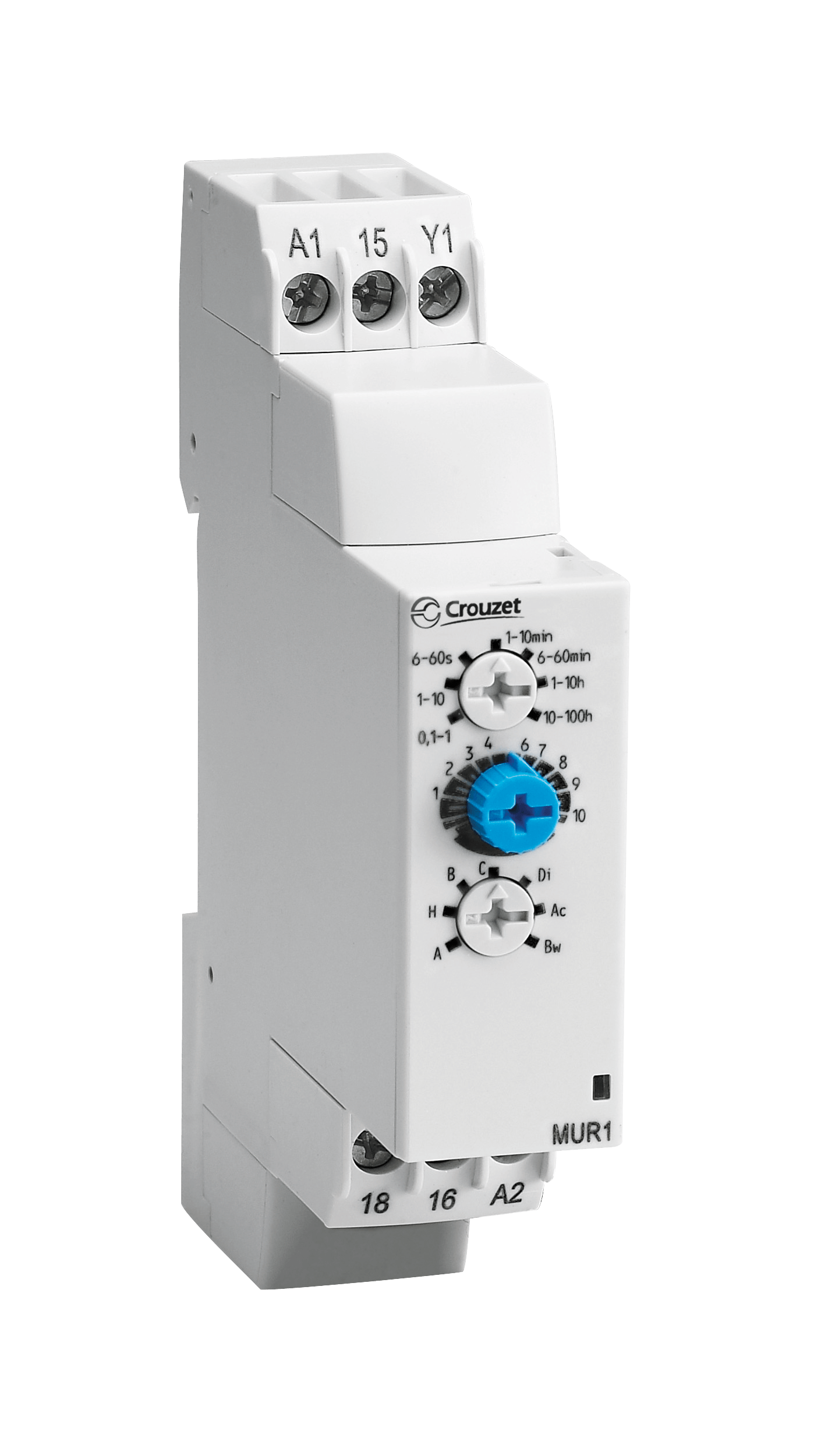 Crouzet Chronos 2 Timer, Mxr1, Multi-Function, Din Rail, 17.5Mm, 24-240 Vac, 1X8A Relay Output, 0.1S -> 100H - Control Souq