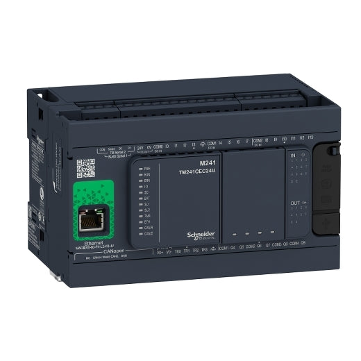 Schneider M241 Controller 24 IO Relay & Ethernet CAN Master - Control Souq