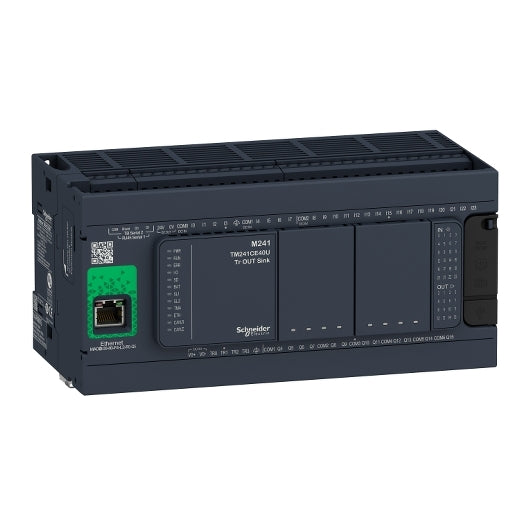 Schneider M241 Controller 40 IO Relay & Ethernet - Control Souq