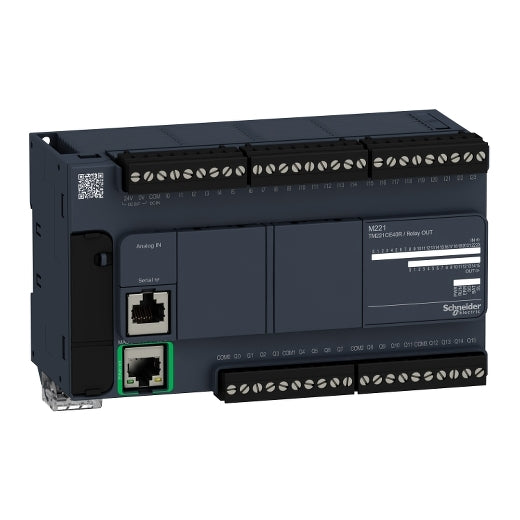 Schneider M221 Controller 40 IO Relay & Ethernet - Control Souq